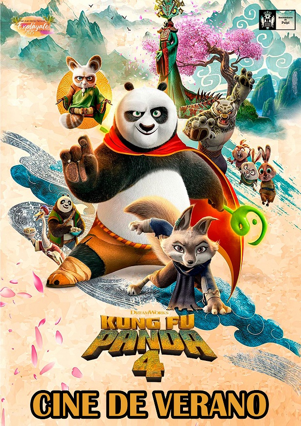EXPLAYATE 2025. CINE DE VERANO.  “KUNG FU PANDA 4”